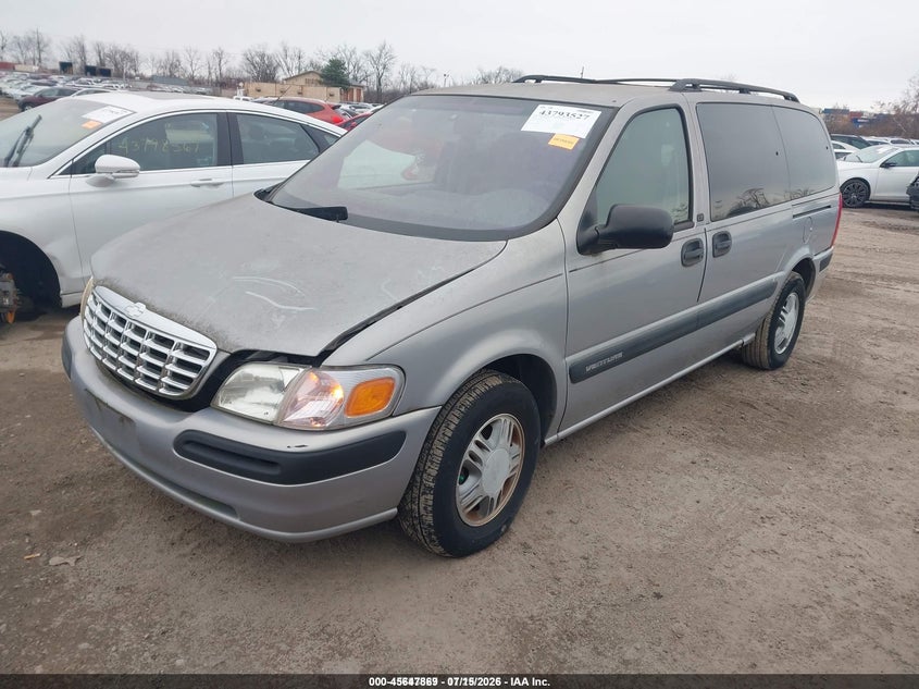 2000 Chevrolet Venture, Front End, IAAI, VIN 1GNDX03E0YD165370 — photo 2