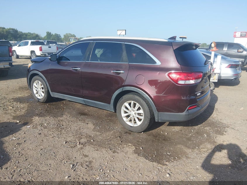 2016 KIA SORENTO auction photo 3