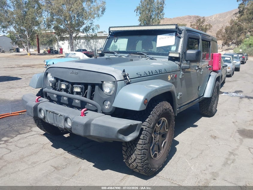 2014 Jeep Wrangler, Normal Wear & Tear, IAAI, VIN 1C4BJWEGXEL284029 — photo 2