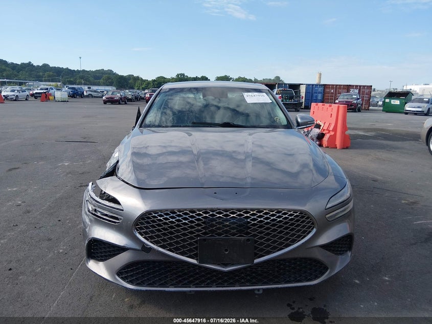 2022 Genesis G70 2.0T Rwd VIN: KMTG34TA0NU093959 Lot: 45647916