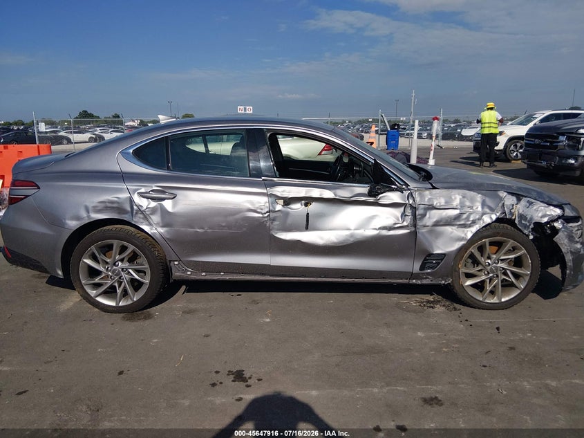 2022 Genesis G70 2.0T Rwd VIN: KMTG34TA0NU093959 Lot: 45647916