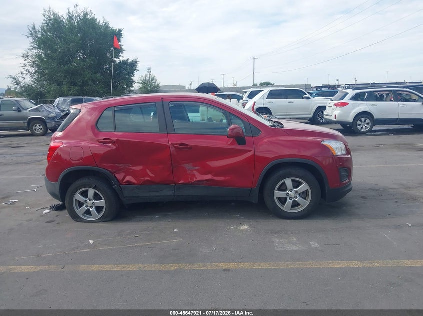 2015 Chevrolet Trax Ls VIN: KL7CJPSB7FB179701 Lot: 45647921