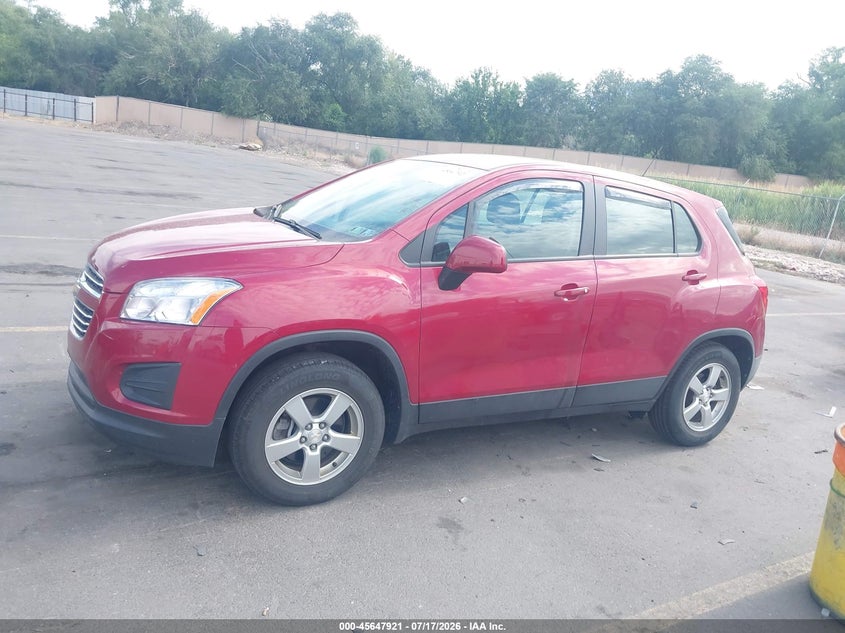 2015 Chevrolet Trax Ls VIN: KL7CJPSB7FB179701 Lot: 45647921