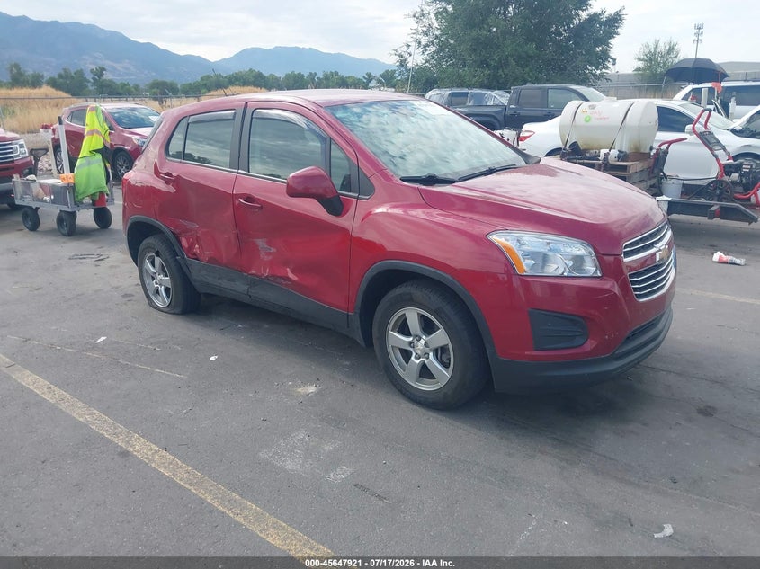 2015 Chevrolet Trax Ls VIN: KL7CJPSB7FB179701 Lot: 45647921