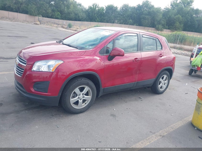 2015 Chevrolet Trax Ls VIN: KL7CJPSB7FB179701 Lot: 45647921
