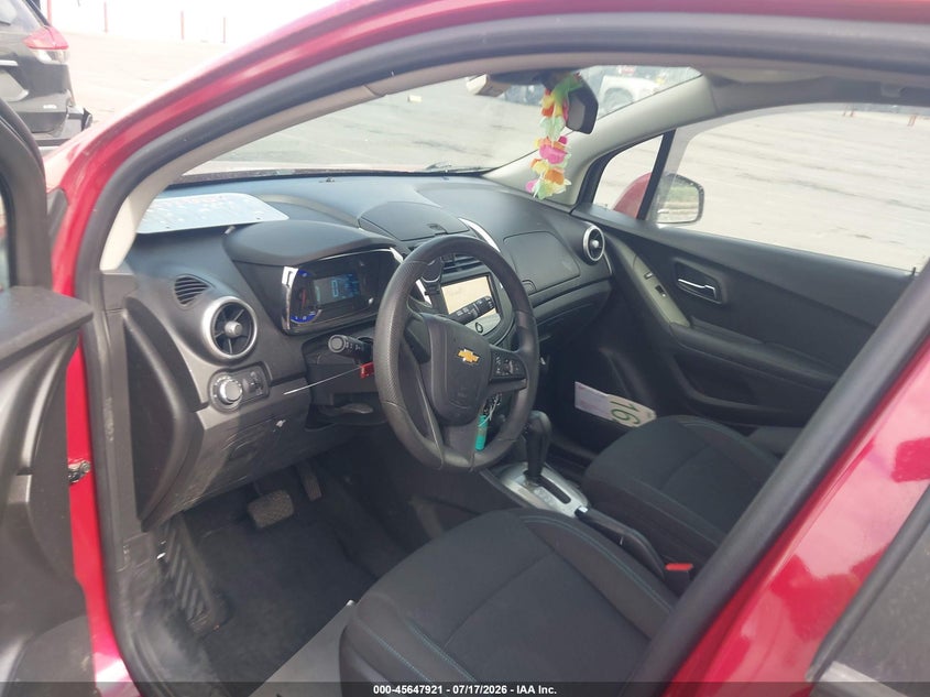 2015 Chevrolet Trax Ls VIN: KL7CJPSB7FB179701 Lot: 45647921