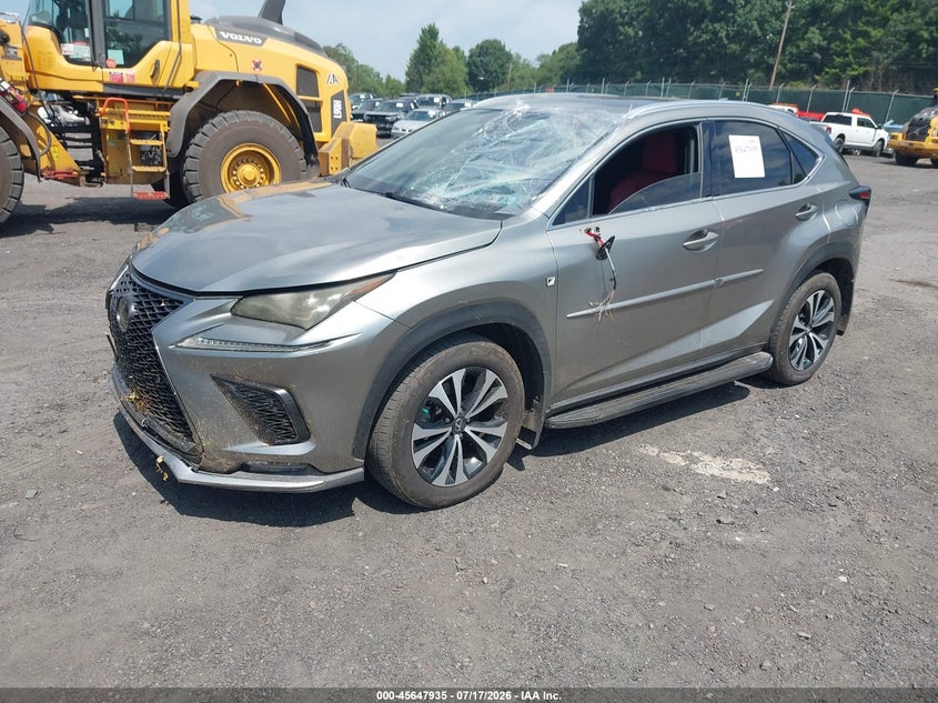 2020 Lexus NX, Front End, IAAI, VIN JTJSARDZ5L5009185 — photo 2