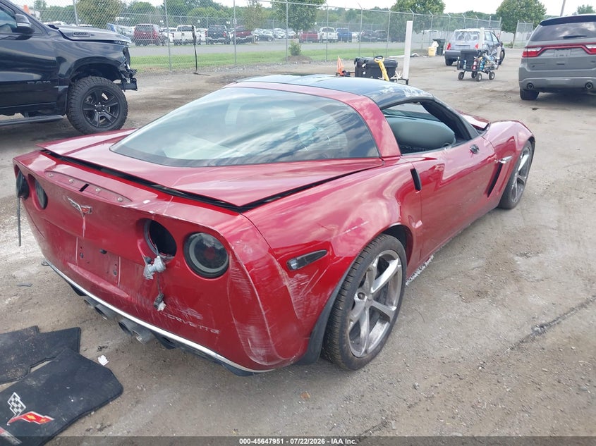 Vin: 1g1yw2dw7a5103134, lot: 46146506, chevrolet corvette grand sport 20104
