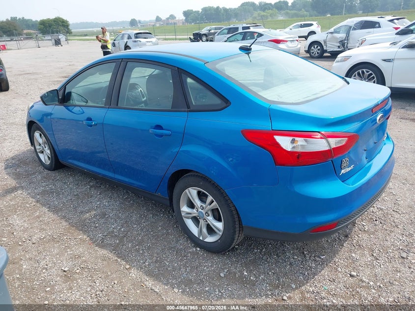 Vin: 1fadp3f2xdl209666, lot: 46146521, ford focus se 20133
