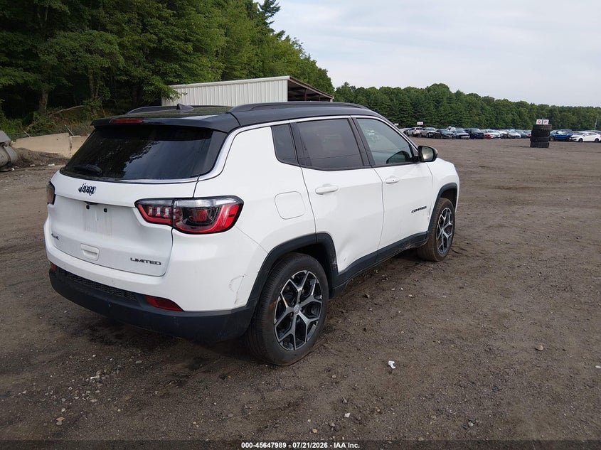 Vin: 3c4njdcn3rt164408, lot: 46146544, jeep compass limited 4x4 20244