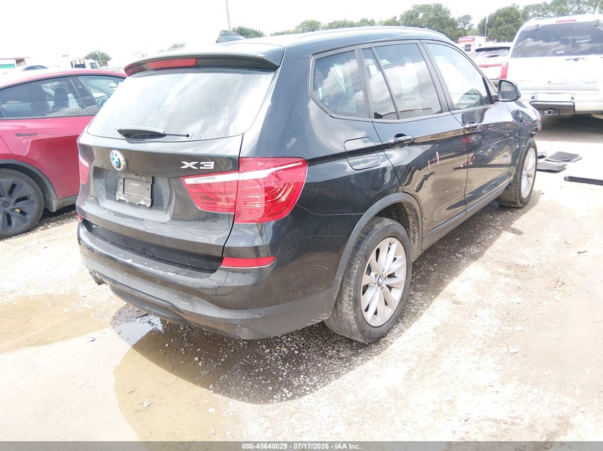 2017 BMW X3 Sdrive28I VIN: 5UXWZ7C54H0V85398 Lot: 45648029