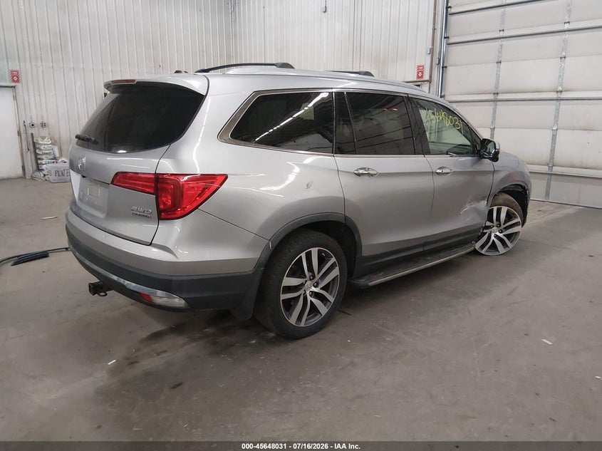 Vin: 5fnyf6h95gb026824, lot: 46146586, honda pilot touring 20164