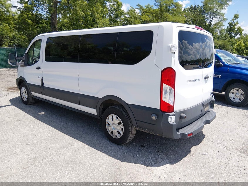 Vin: 1fbzx2zm3fkb27962, lot: 46146606, ford transit-350 xlt 20153