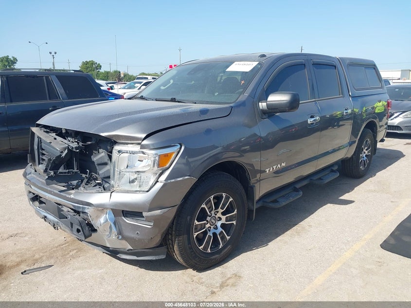 Vin: 1n6aa1ef3mn520512, lot: 46146658, nissan titan sv 4x2 20212