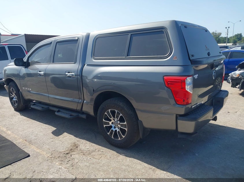 Vin: 1n6aa1ef3mn520512, lot: 46146658, nissan titan sv 4x2 20213