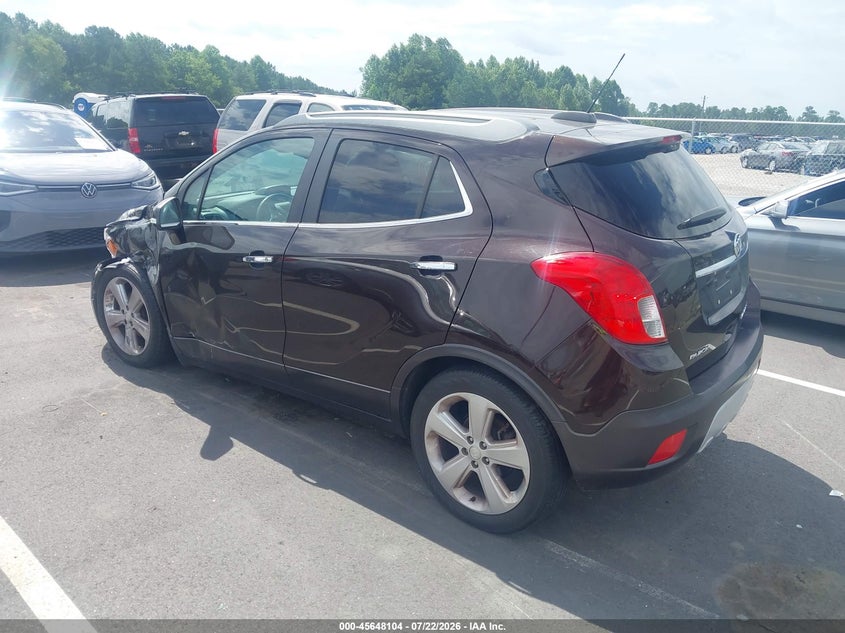 Vin: kl4cjasb2gb602633, lot: 46146659, buick encore 20163