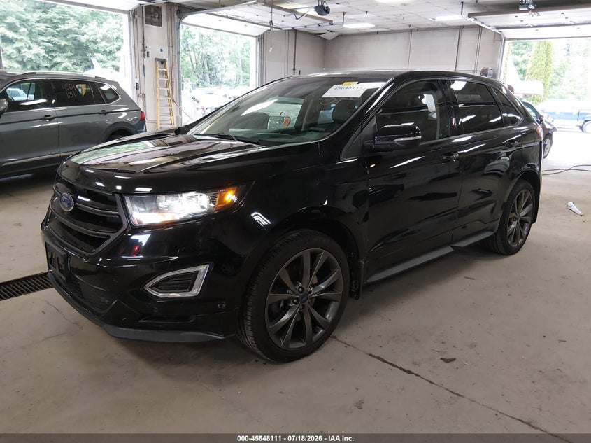 Vin: 2fmpk4ap8gbb69747, lot: 46146666, ford edge sport 20162