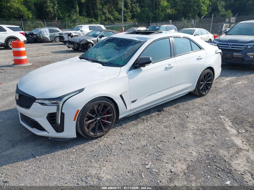 Vin: 1g6d75rp6t0410027, lot: 46146672, cadillac ct4-v v-series blackwing rwd 20262