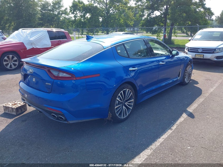 Vin: knae15la8j6032114, lot: 46146687, kia stinger 20184