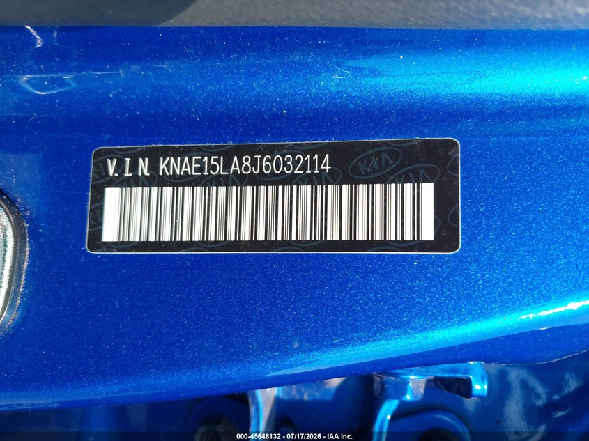 2018 Kia Stinger VIN: KNAE15LA8J6032114 Lot: 45648132