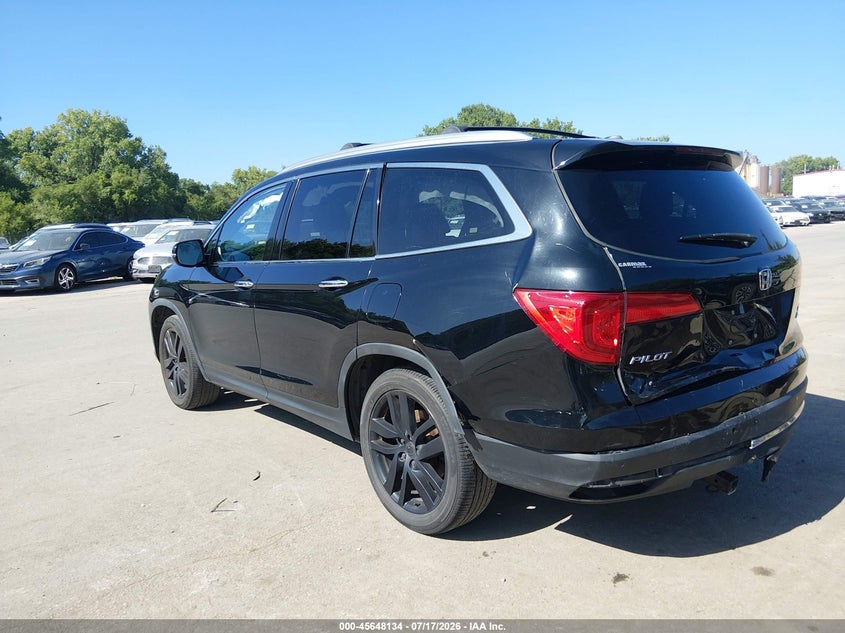 Vin: 5fnyf6h94jb063547, lot: 46146689, honda pilot touring 20183