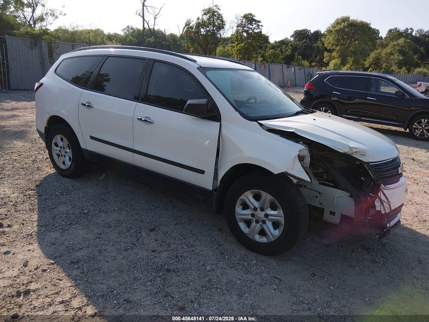 Vin: 1gnkrfkd8fj210843, lot: 46146696, chevrolet traverse ls 2015 img_1