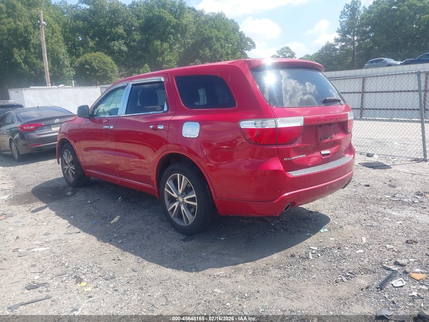 2013 Dodge Durango Sxt VIN: 1C4RDHAG2DC658297 Lot: 45648165