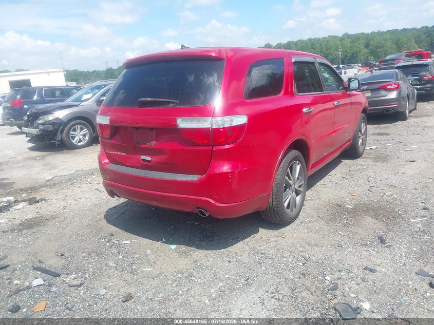 2013 Dodge Durango Sxt VIN: 1C4RDHAG2DC658297 Lot: 45648165