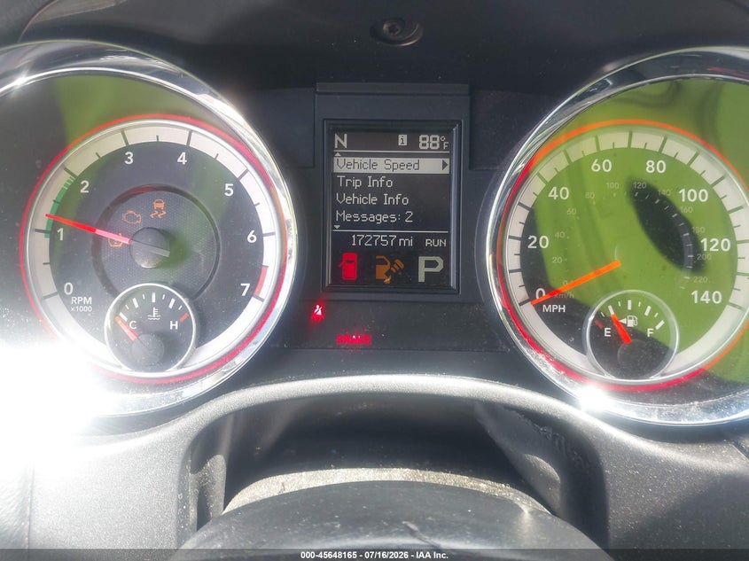 2013 Dodge Durango Sxt VIN: 1C4RDHAG2DC658297 Lot: 45648165