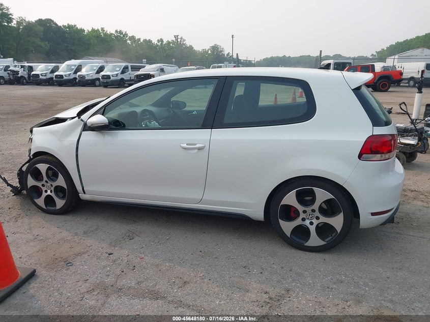 2013 Volkswagen Gti 2-Door VIN: WVWED7AJ4DW116394 Lot: 45648180