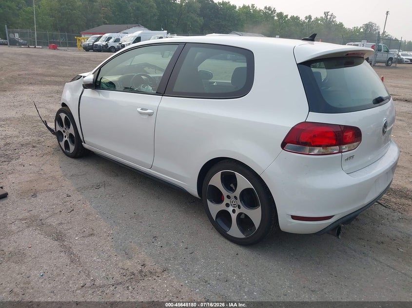 Vin: wvwed7aj4dw116394, lot: 46146735, volkswagen gti 2-door 20133