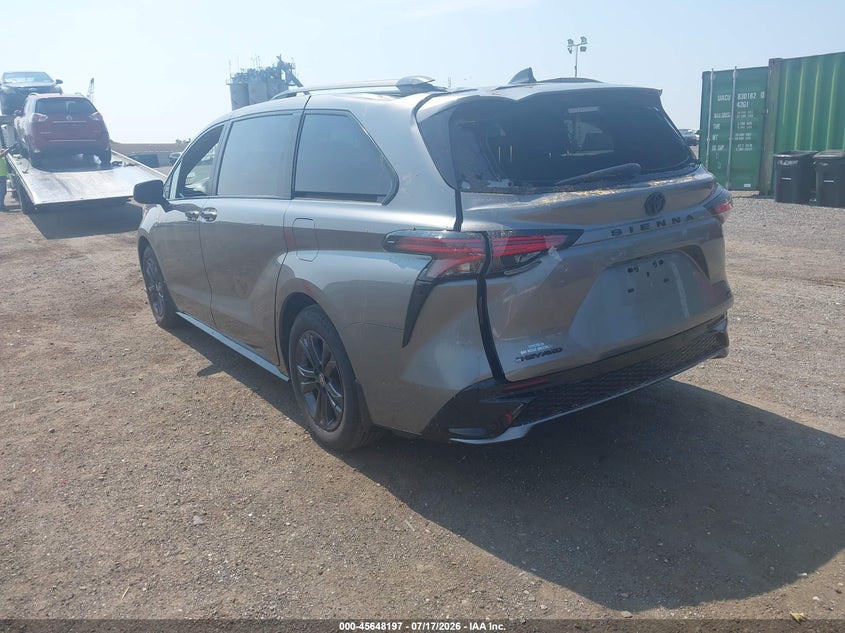 Vin: 5tdxskfcxts240096, lot: 46146752, toyota sienna xse 20263