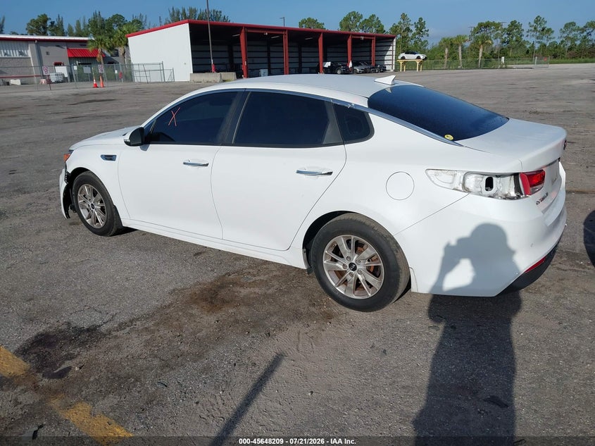 Vin: 5xxgt4l36jg244528, lot: 46146765, kia optima lx 20183