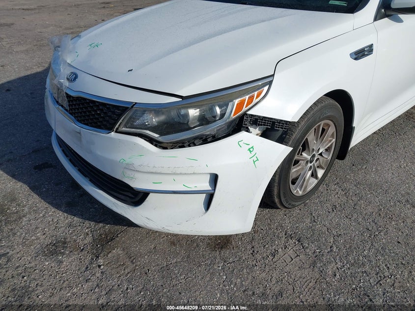 2018 Kia Optima Lx VIN: 5XXGT4L36JG244528 Lot: 45648209