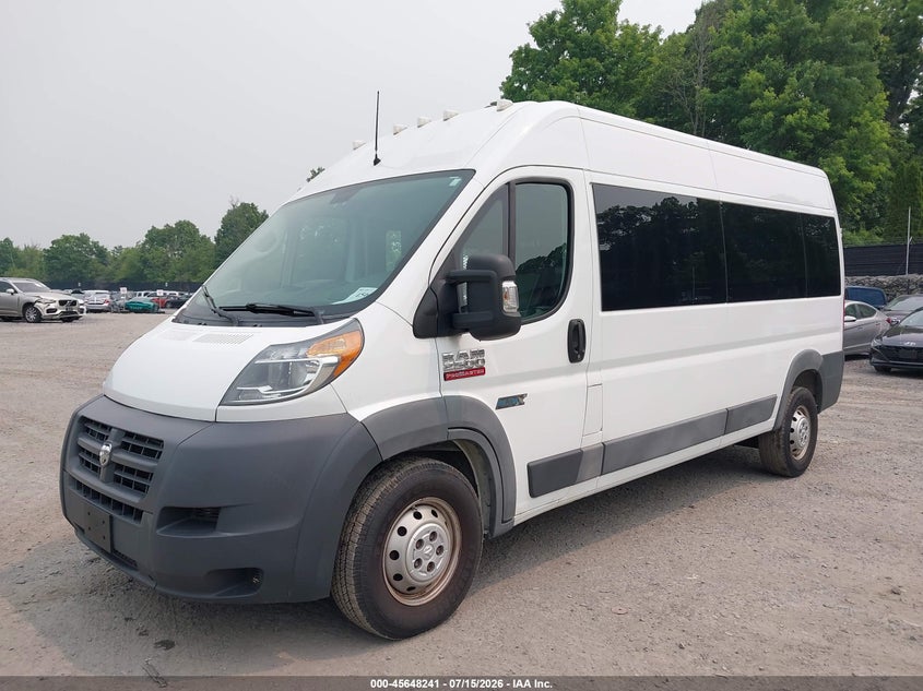 2018 Ram Promaster 2500 Window Van High Roof 159 Wb 3C7WRVPGXJE154730 photo 1
