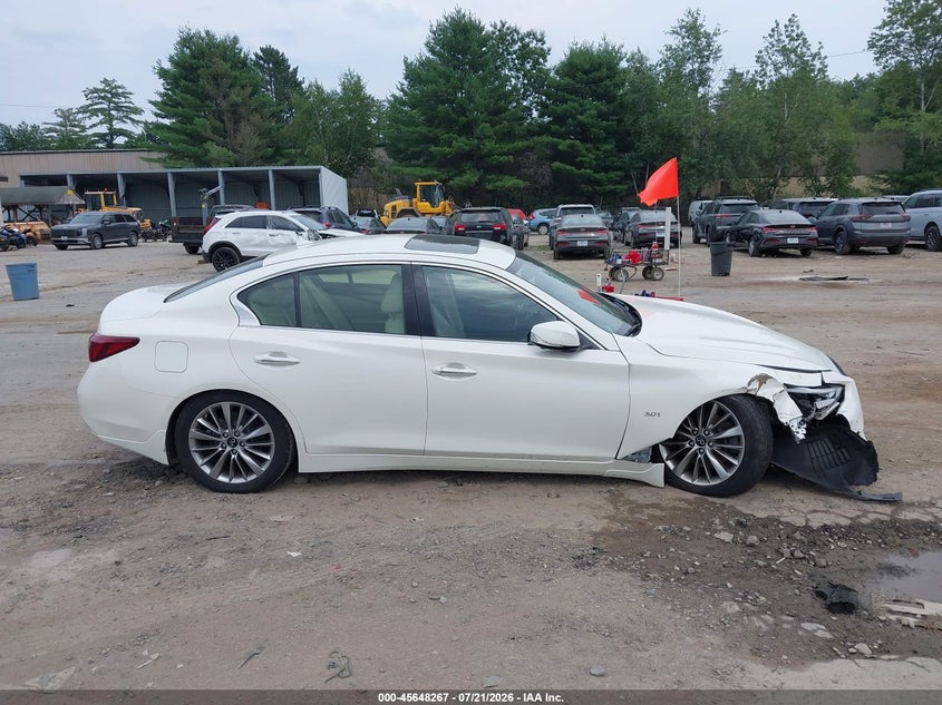 2020 Infiniti Q50 Luxe Awd VIN: JN1EV7AR9LM251287 Lot: 45648267