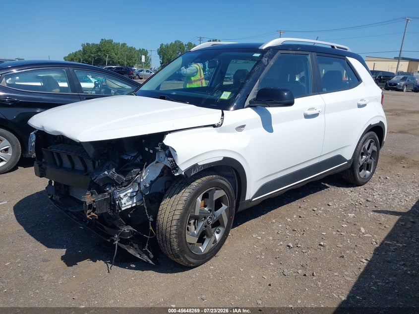 Vin: kmhrc8a38pu221706, lot: 46146824, hyundai venue limited 20232