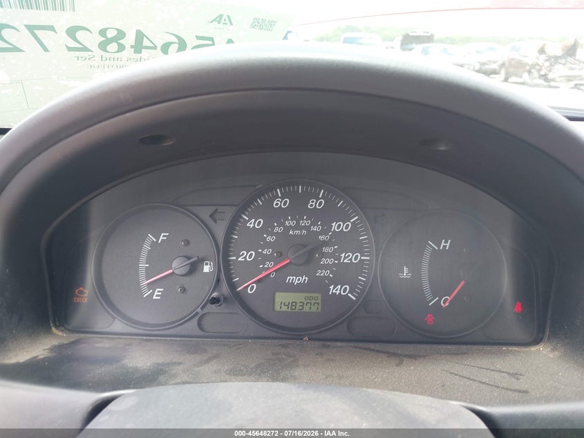 2000 Mazda Protege Dx/Lx VIN: JM1BJ2225Y0246487 Lot: 45648272