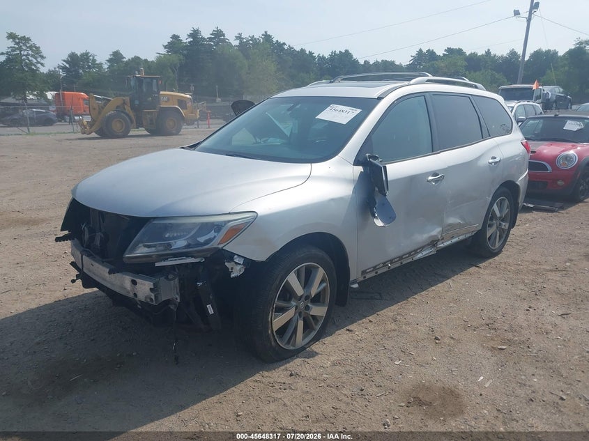 Vin: 5n1ar2mm4fc638533, lot: 46146872, nissan pathfinder platinum 20152