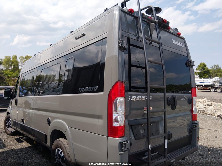 Vin: 3c6mrvjgxpe607032, lot: 46146875, ram promaster 3500 cargo van high roof 159 wb ext 20233