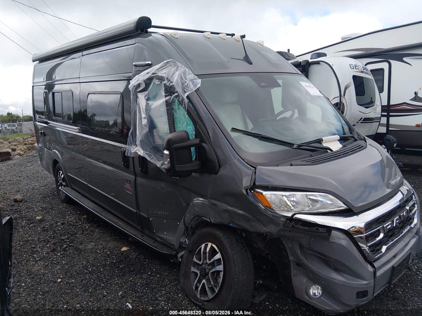 Vin: 3c6mrvjgxpe607032, lot: 46146875, ram promaster 3500 cargo van high roof 159 wb ext 2023 img_1