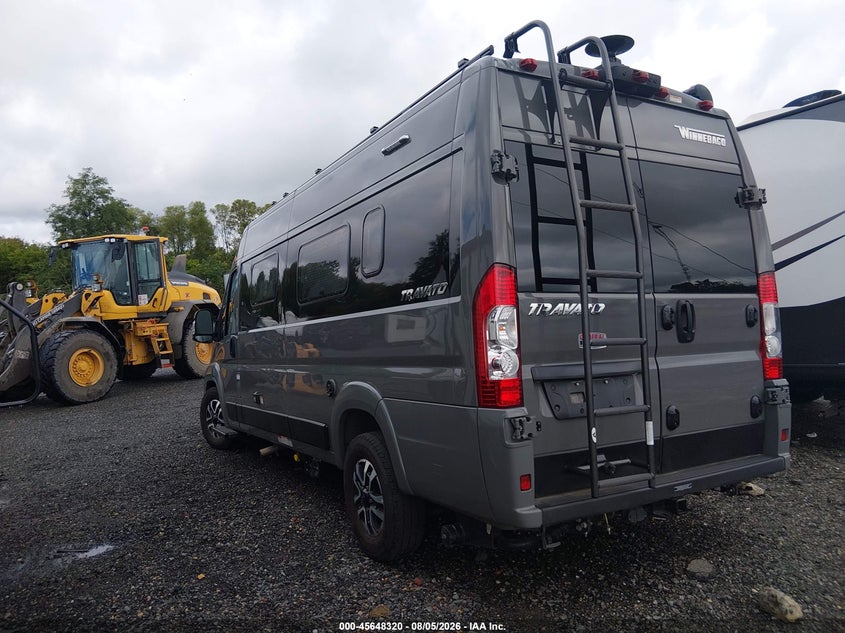 Vin: 3c6mrvjgxpe607032, lot: 46146875, ram promaster 3500 cargo van high roof 159 wb ext 20233