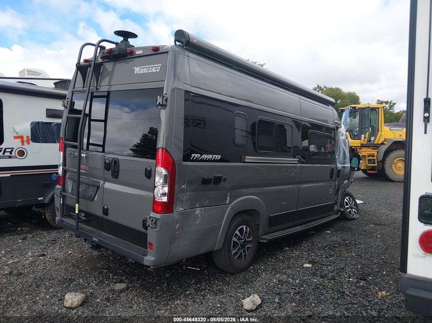 Vin: 3c6mrvjgxpe607032, lot: 46146875, ram promaster 3500 cargo van high roof 159 wb ext 20234