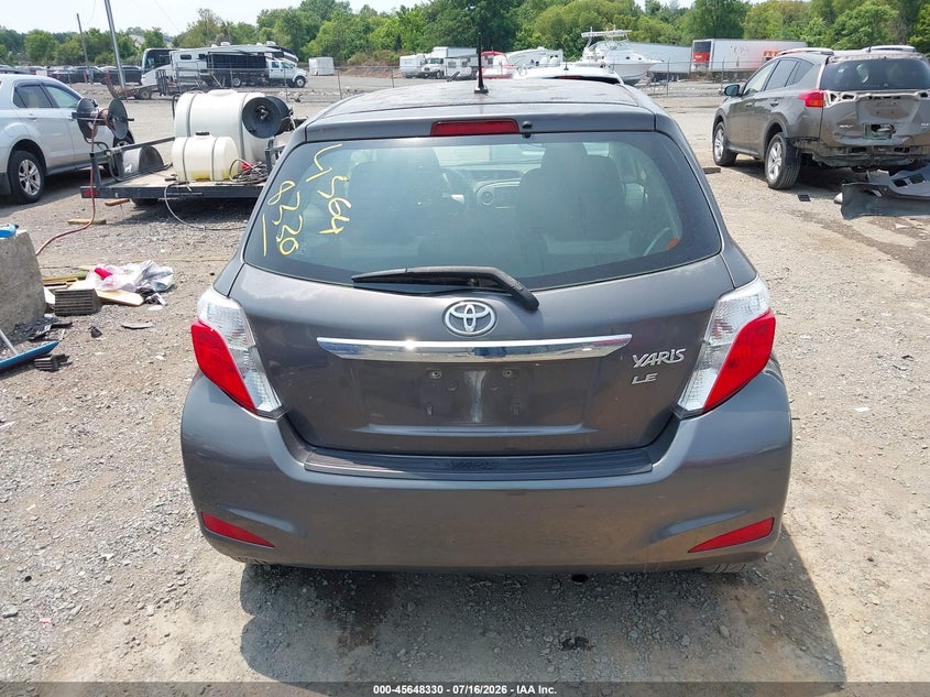 2012 Toyota Yaris Le VIN: JTDJTUD3XCD540038 Lot: 45648330