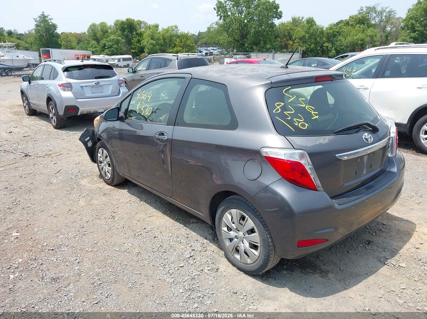 2012 Toyota Yaris Le VIN: JTDJTUD3XCD540038 Lot: 45648330