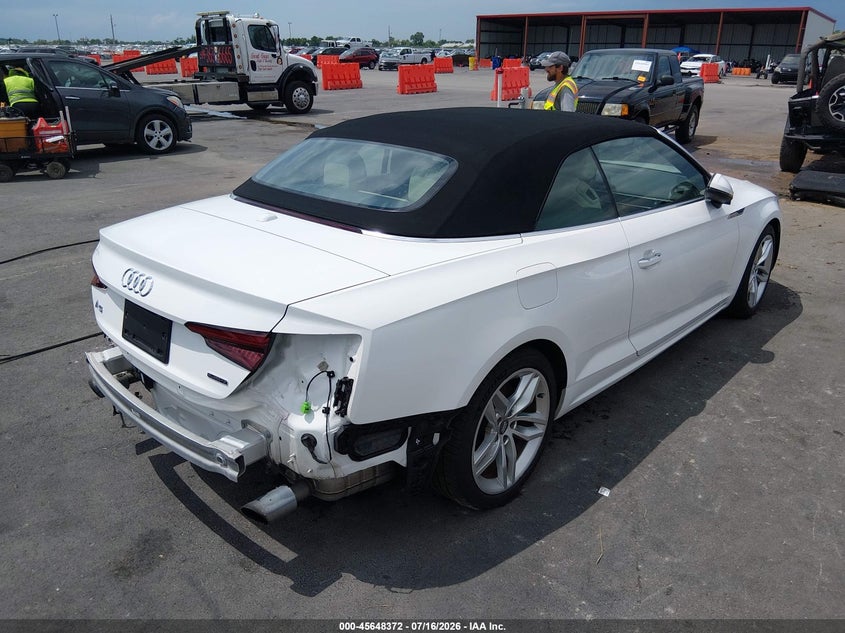 2019 Audi A5 45 Premium VIN: WAUWNGF50KN001546 Lot: 45648372