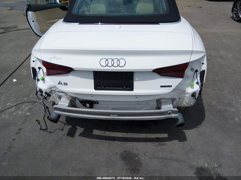 2019 Audi A5 45 Premium VIN: WAUWNGF50KN001546 Lot: 45648372