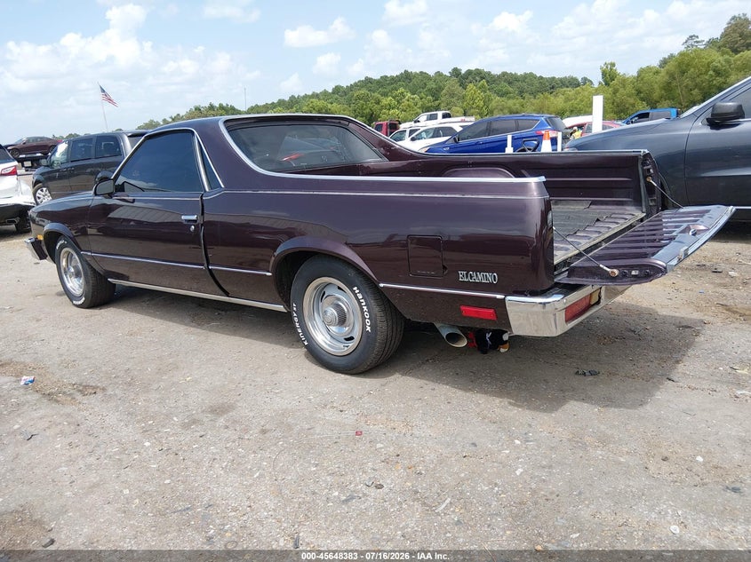1987 Chevrolet El Camino VIN: 3GCCW80H3HS907751 Lot: 45648383