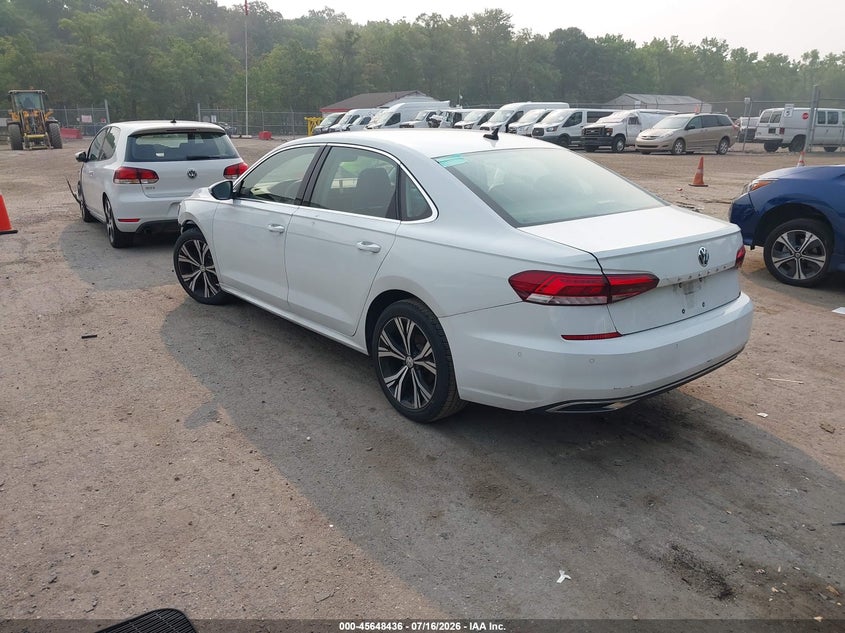 2020 Volkswagen Passat 2.0T Sel VIN: 1VWCA7A3XLC025306 Lot: 45648436