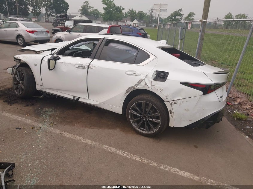 Vin: jthgz1e2xm5018839, lot: 46146996, lexus is 350 f sport 20213